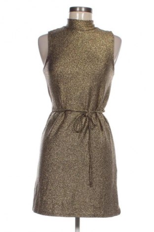 Рокля Topshop, Размер S, Цвят Златист, Цена 48,99 лв.