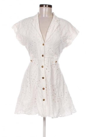 Kleid Zara, Größe S, Farbe Weiß, Preis € 23,99