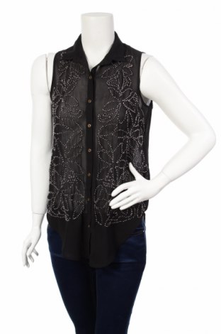 Γυναικείο πουκάμισο, Μέγεθος L, Χρώμα Μαύρο, Τιμή 10,82 €