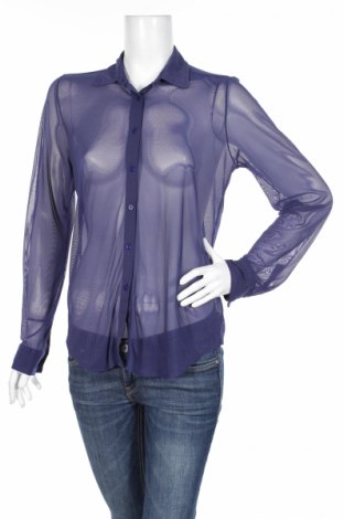 Γυναικείο πουκάμισο American Apparel, Μέγεθος L, Χρώμα Μπλέ, Τιμή 25,36 €