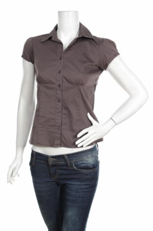 Γυναικείο πουκάμισο Amisu, Μέγεθος S, Χρώμα Γκρί, Τιμή 11,13 €