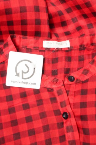 Γυναικείο πουκάμισο Brave Soul, Μέγεθος S, Χρώμα Κόκκινο, Τιμή 18,04 €