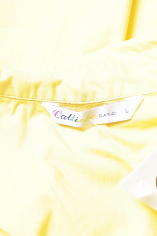 Γυναικείο πουκάμισο Calliope, Μέγεθος L, Χρώμα Κίτρινο, Τιμή 12,37 €