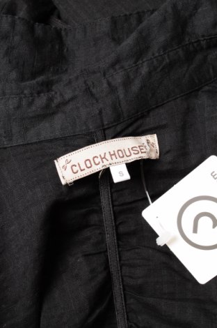 Γυναικείο πουκάμισο Clockhouse, Μέγεθος S, Χρώμα Μαύρο, Τιμή 17,01 €