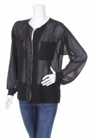 Γυναικείο πουκάμισο Gina Tricot, Μέγεθος M, Χρώμα Μαύρο, Τιμή 19,79 €
