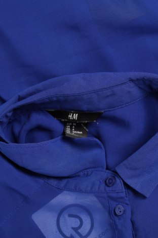 Γυναικείο πουκάμισο H&M, Μέγεθος S, Χρώμα Μπλέ, Τιμή 11,13 €