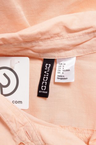 Γυναικείο πουκάμισο H&M Divided, Μέγεθος S, Χρώμα Πορτοκαλί, Τιμή 16,70 €