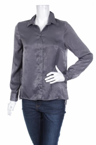 Γυναικείο πουκάμισο H&M Divided, Μέγεθος M, Χρώμα Γκρί, Τιμή 16,70 €