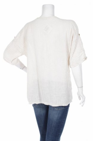Γυναικείο πουκάμισο Made In Italy, Μέγεθος M, Χρώμα Εκρού, Τιμή 17,32 €