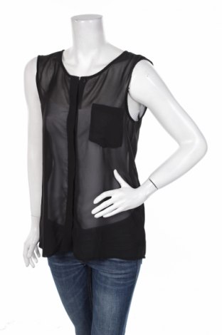 Γυναικείο πουκάμισο Mbym, Μέγεθος L, Χρώμα Μαύρο, Τιμή 11,13 €