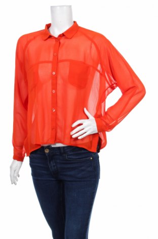 Γυναικείο πουκάμισο Monki, Μέγεθος XS, Χρώμα Πορτοκαλί, Τιμή 22,68 €