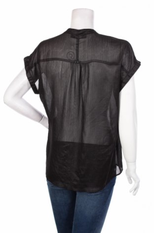 Γυναικείο πουκάμισο Pulz Jeans, Μέγεθος M, Χρώμα Μαύρο, Τιμή 12,37 €