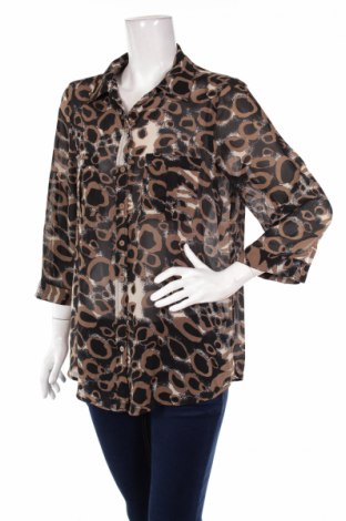 Γυναικείο πουκάμισο Suzanne Grae, Μέγεθος L, Χρώμα Καφέ, Τιμή 17,32 €