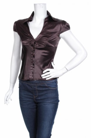 Γυναικείο πουκάμισο Tally Weijl, Μέγεθος XS, Χρώμα Καφέ, Τιμή 11,13 €