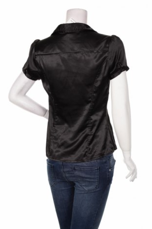 Γυναικείο πουκάμισο Terranova, Μέγεθος L, Χρώμα Μαύρο, Τιμή 11,86 €