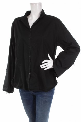 Γυναικείο πουκάμισο X-Mail, Μέγεθος XL, Χρώμα Μαύρο, Τιμή 17,53 €