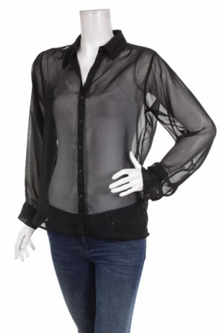Γυναικείο πουκάμισο X-Mail, Μέγεθος M, Χρώμα Μαύρο, Τιμή 18,04 €