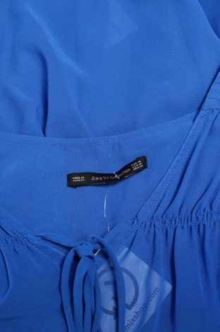 Γυναικείο πουκάμισο Zara Trafaluc, Μέγεθος M, Χρώμα Μπλέ, Τιμή 14,23 €