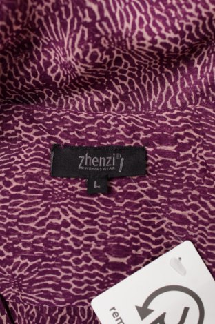 Γυναικείο πουκάμισο Zhenzi, Μέγεθος L, Χρώμα Βιολετί, Τιμή 16,70 €