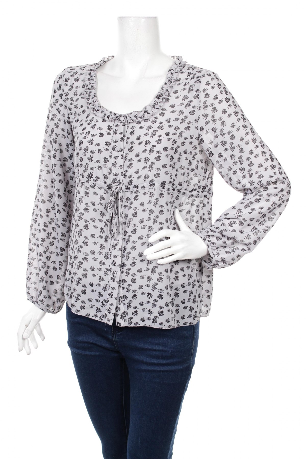 Γυναικείο πουκάμισο, Μέγεθος M, Χρώμα Γκρί, Τιμή 16,49 €
