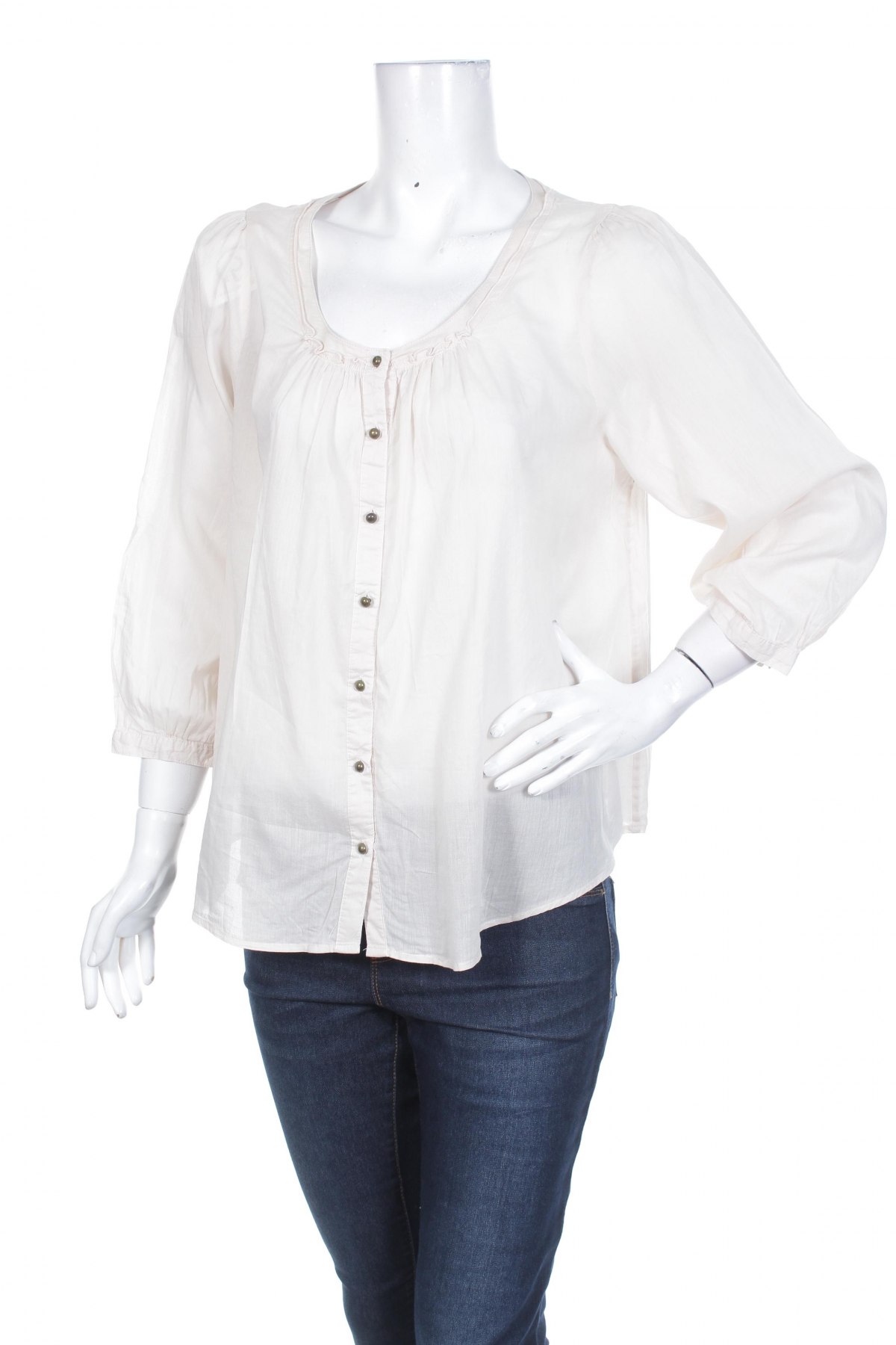 Γυναικείο πουκάμισο, Μέγεθος M, Χρώμα  Μπέζ, Τιμή 17,32 €