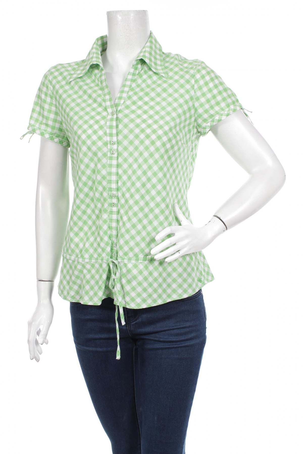 Γυναικείο πουκάμισο, Μέγεθος M, Χρώμα Πράσινο, Τιμή 11,34 €