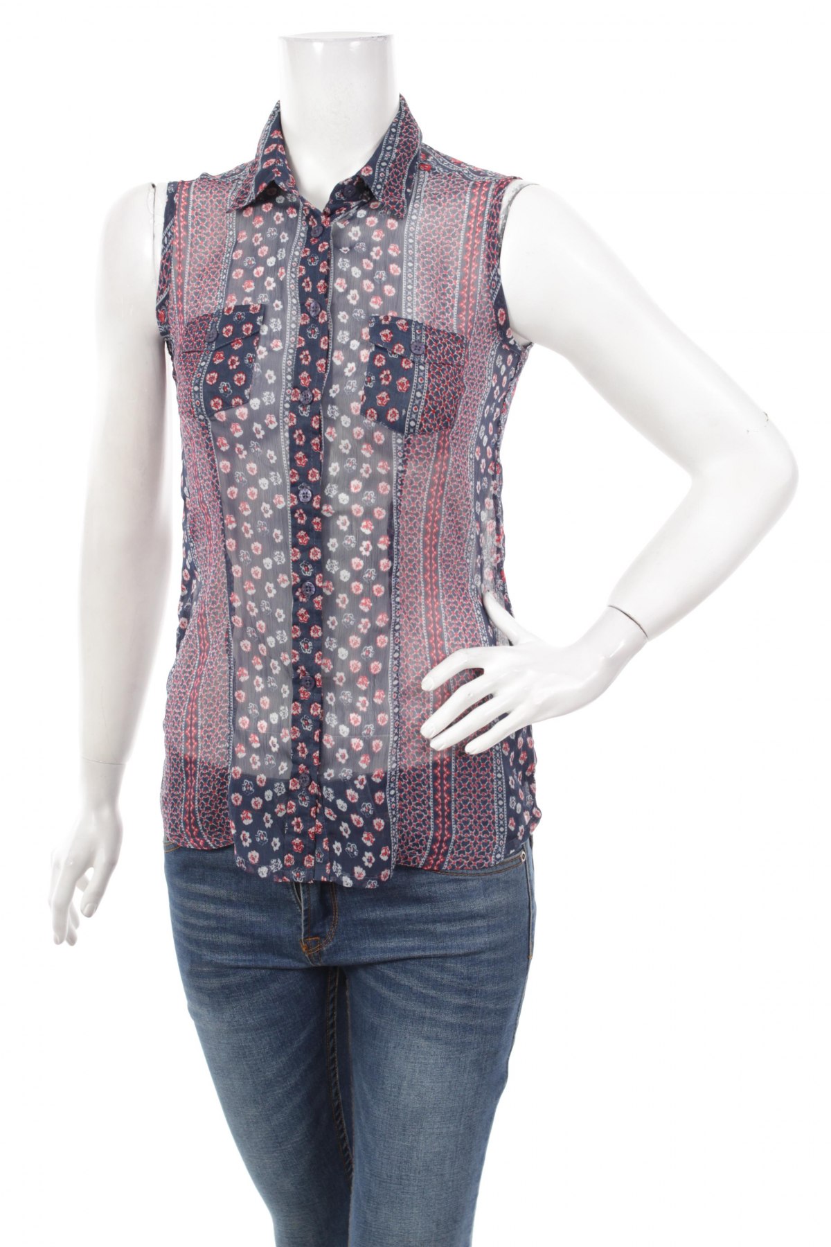 Γυναικείο πουκάμισο Ajc, Μέγεθος S, Χρώμα Πολύχρωμο, Τιμή 9,90 €