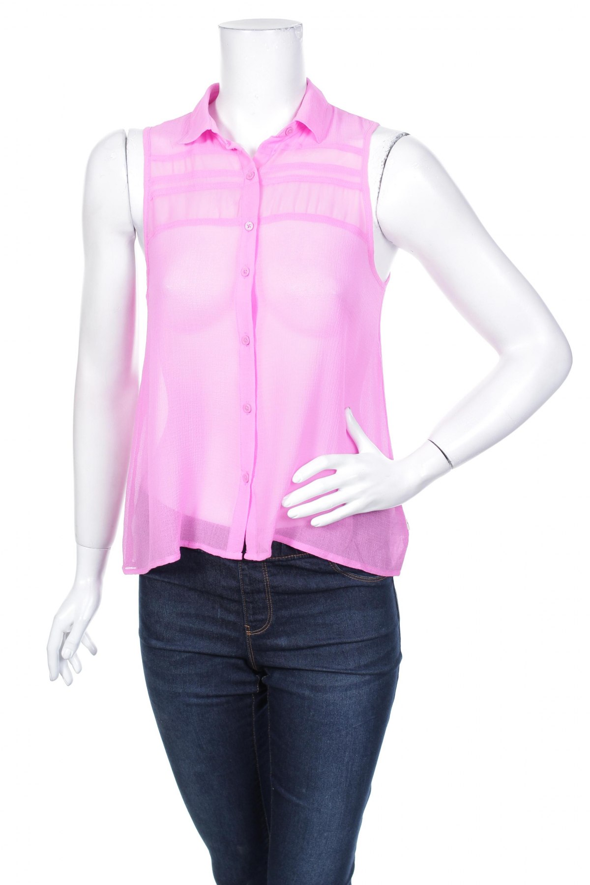 Γυναικείο πουκάμισο American Eagle, Μέγεθος XS, Χρώμα Ρόζ , Τιμή 9,90 €