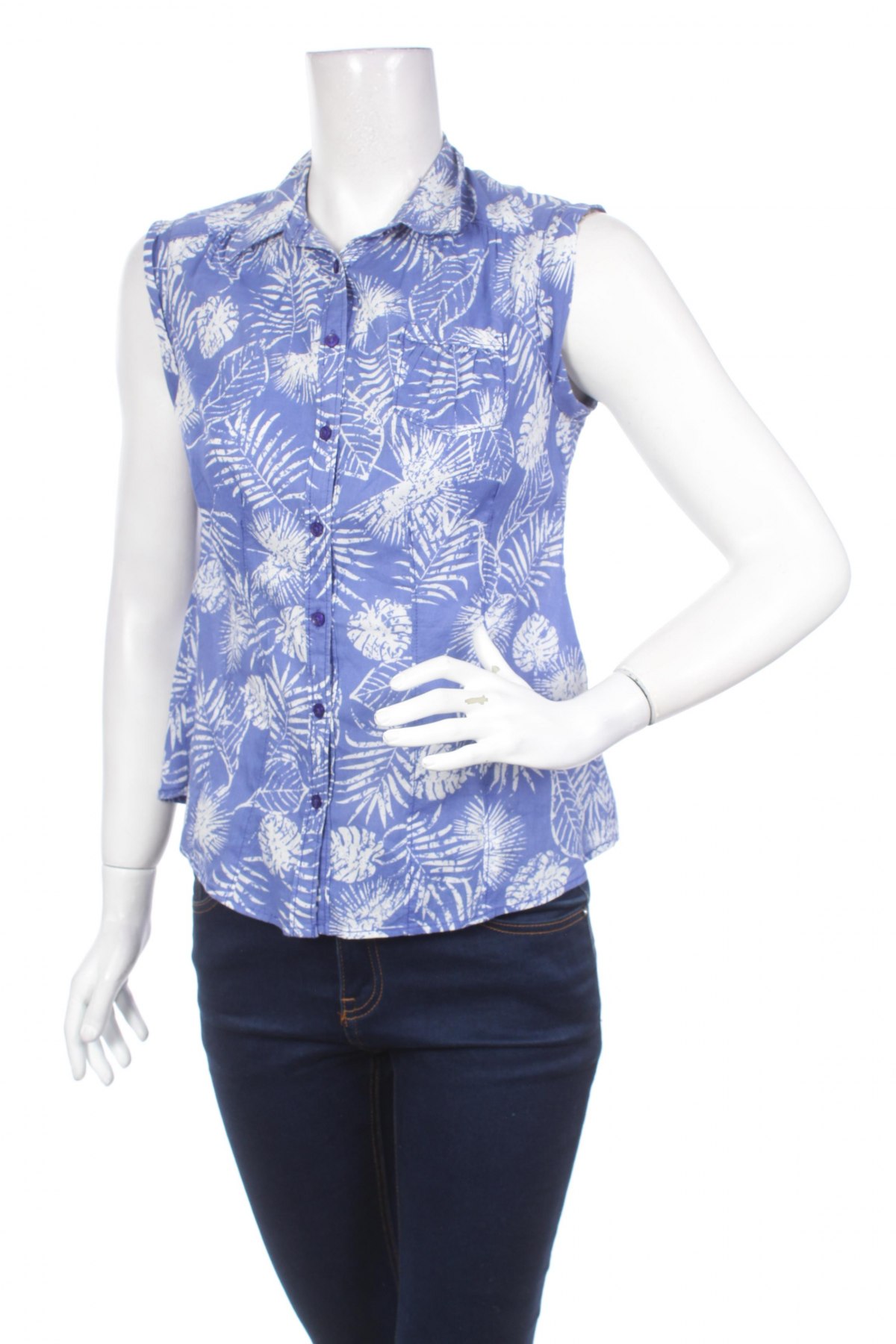 Γυναικείο πουκάμισο Biaggini, Μέγεθος S, Χρώμα Μπλέ, Τιμή 12,37 €