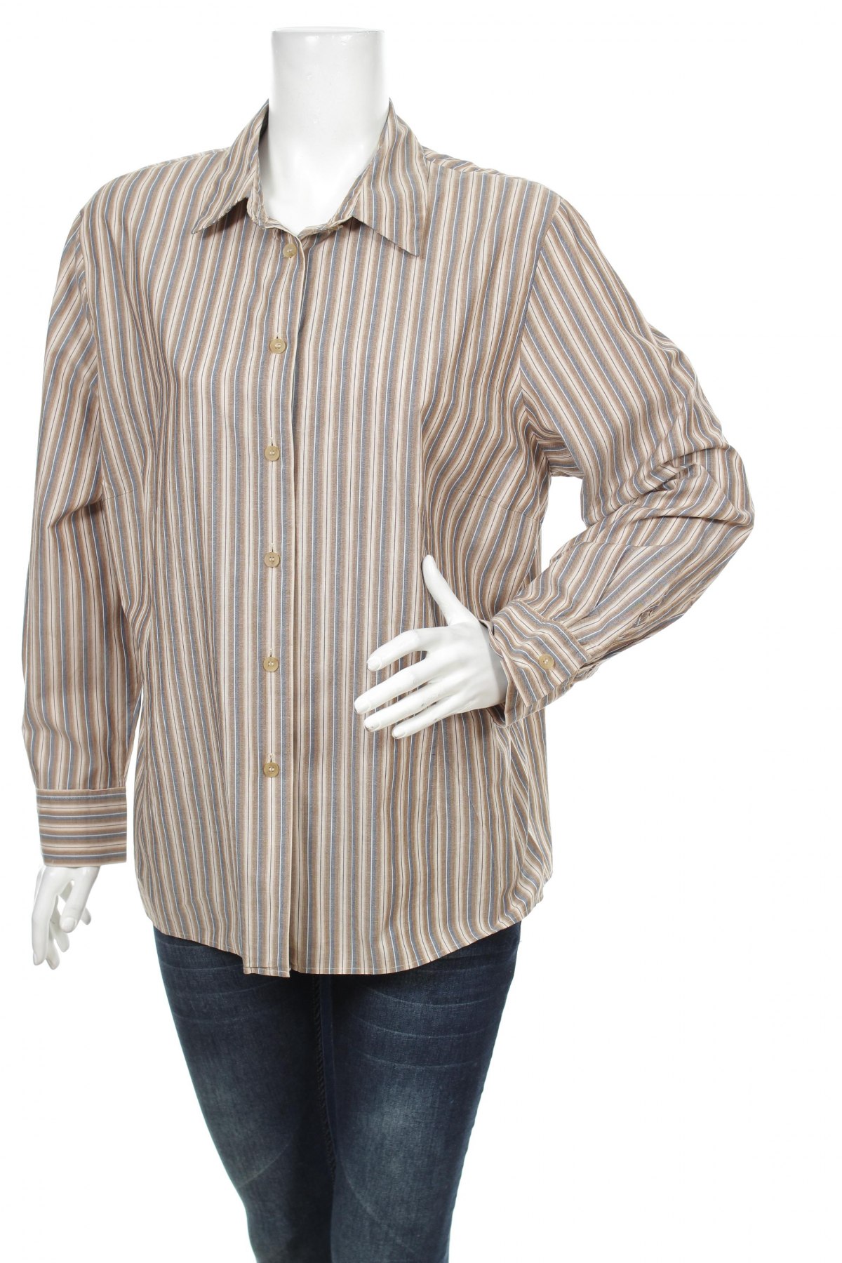 Γυναικείο πουκάμισο Bianca, Μέγεθος XL, Χρώμα Καφέ, Τιμή 22,27 €