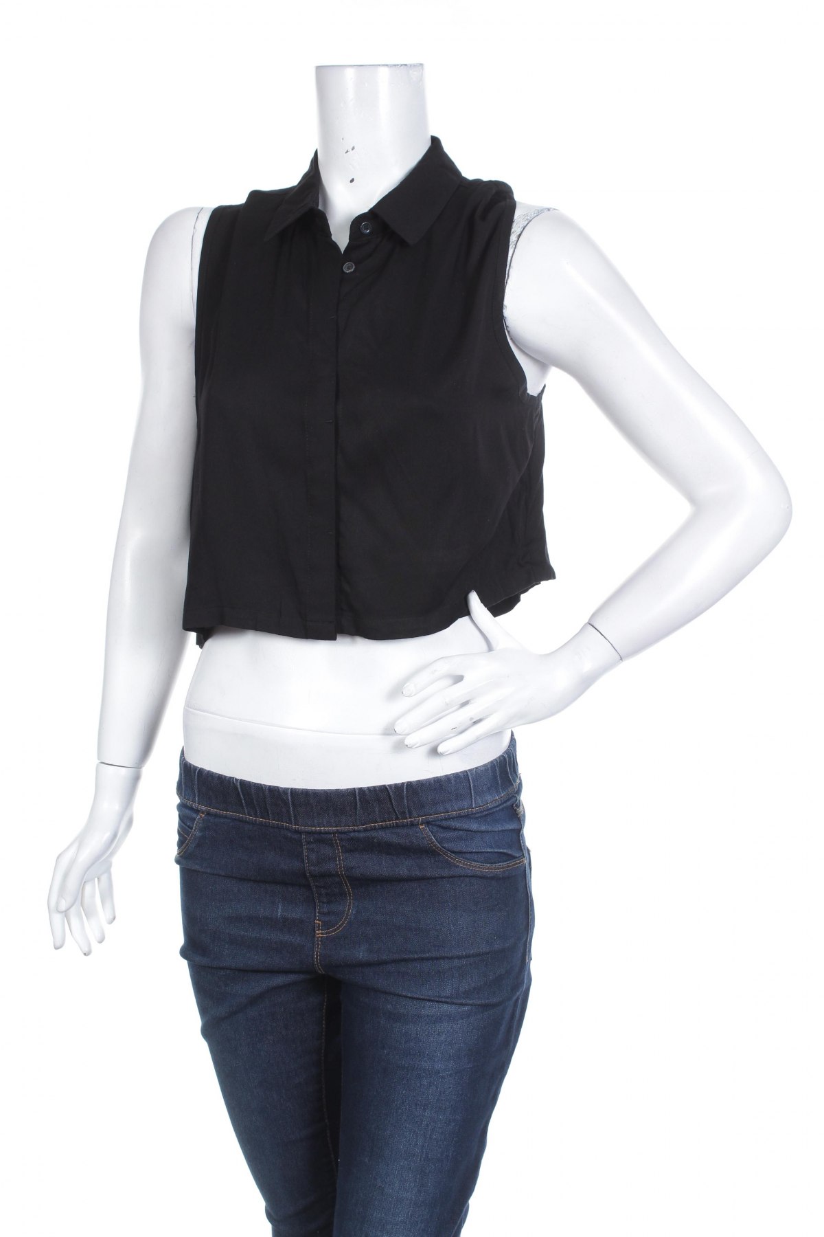 Γυναικείο πουκάμισο Dr. Denim, Μέγεθος L, Χρώμα Μαύρο, Τιμή 9,28 €