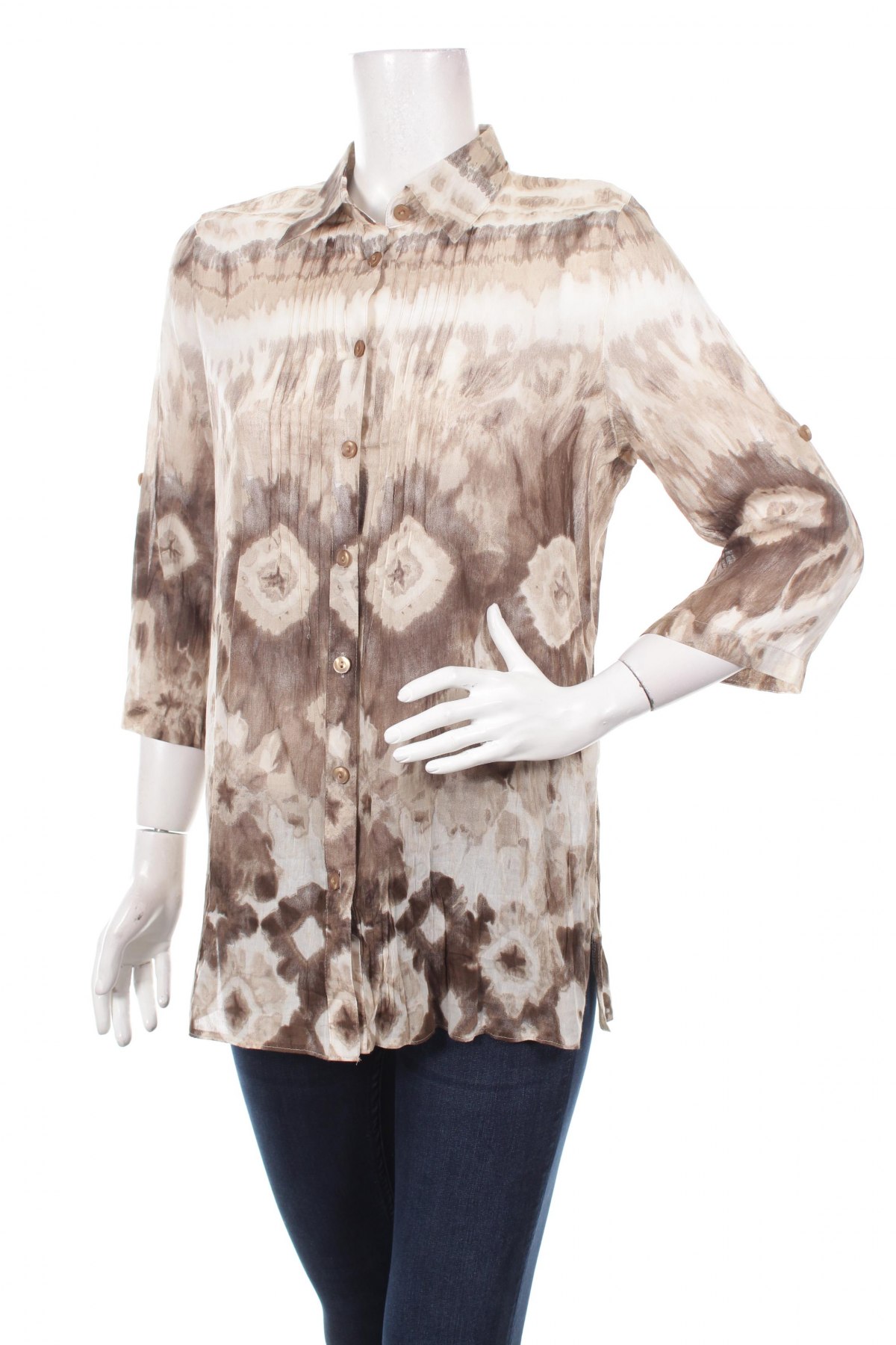 Γυναικείο πουκάμισο Erfo, Μέγεθος M, Χρώμα Καφέ, Τιμή 16,70 €
