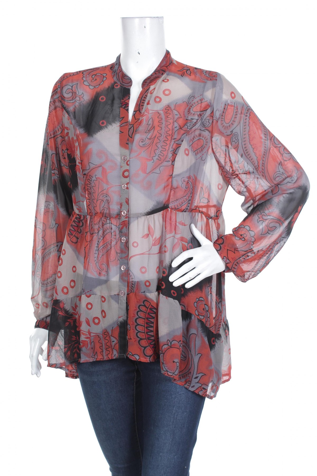 Γυναικείο πουκάμισο Gina Benotti, Μέγεθος L, Χρώμα Πολύχρωμο, Τιμή 21,65 €