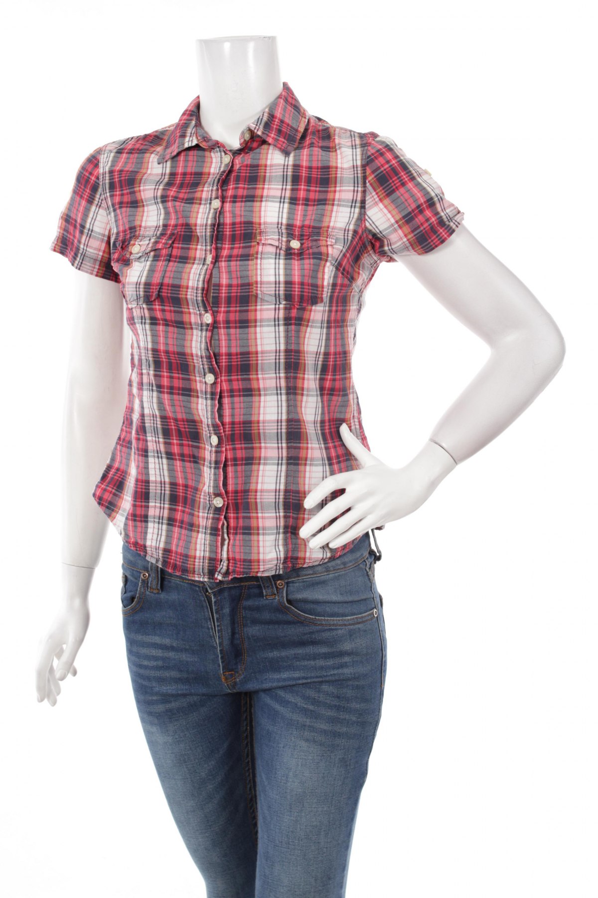 Γυναικείο πουκάμισο H&M L.o.g.g, Μέγεθος S, Χρώμα Πολύχρωμο, Τιμή 14,07 €