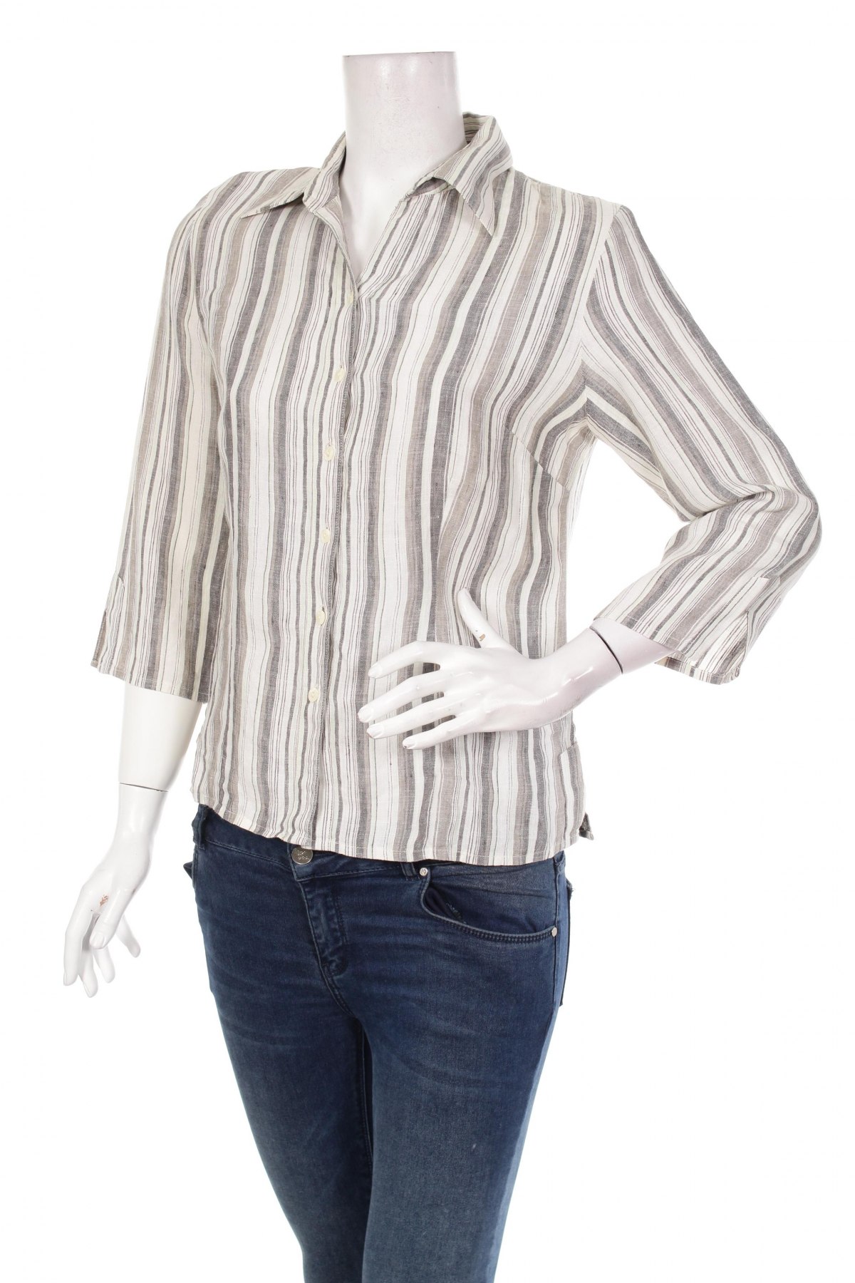 Γυναικείο πουκάμισο KappAhl, Μέγεθος S, Χρώμα Λευκό, Τιμή 18,56 €