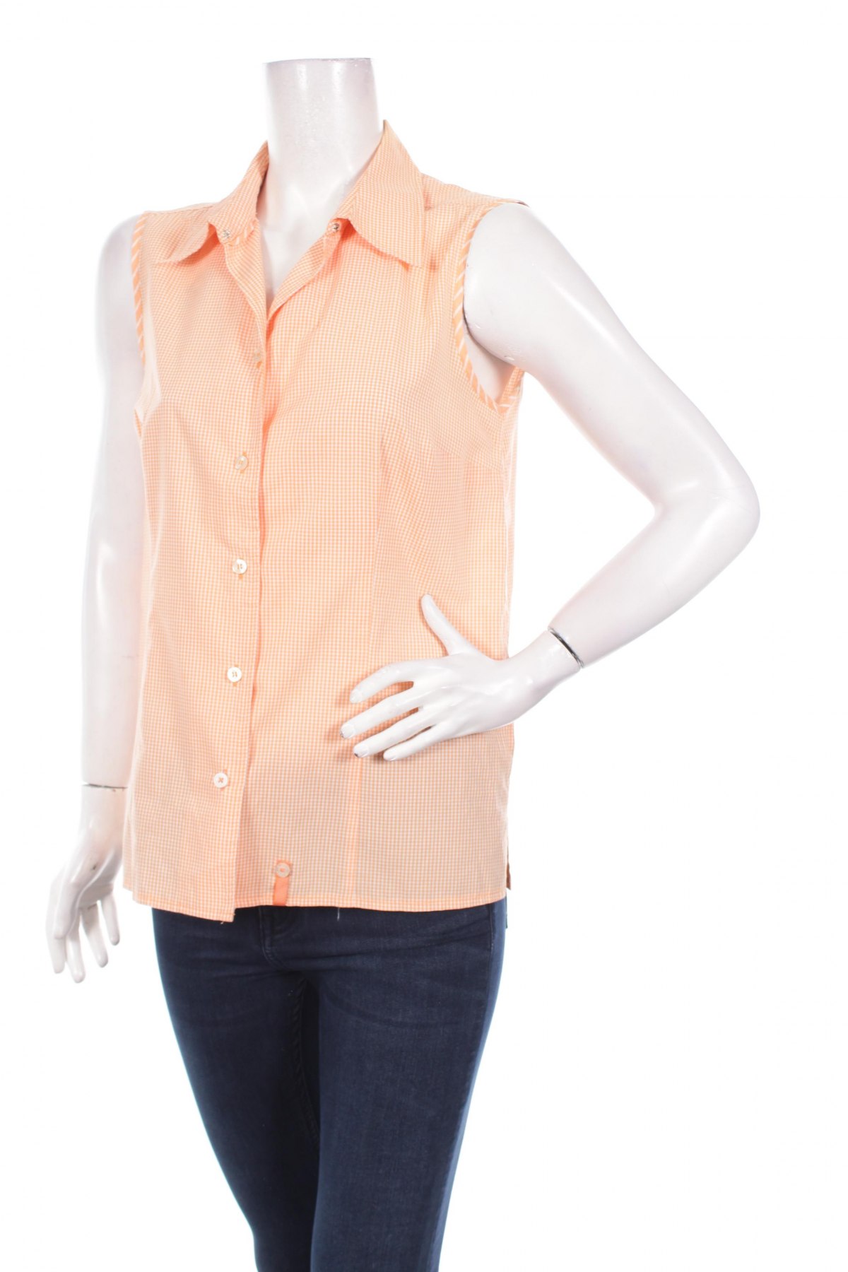 Γυναικείο πουκάμισο Katag, Μέγεθος L, Χρώμα Πορτοκαλί, Τιμή 12,37 €