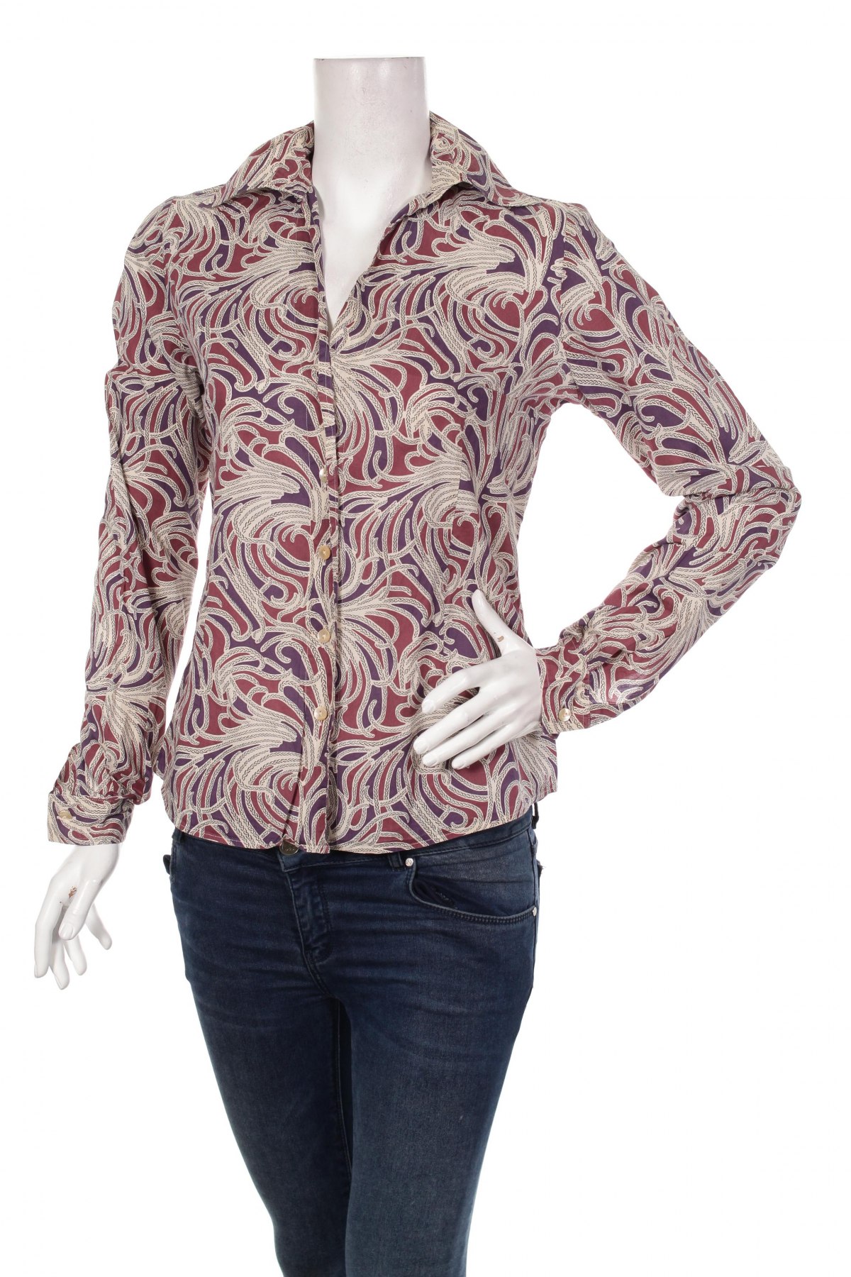 Γυναικείο πουκάμισο Miki Thumb, Μέγεθος S, Χρώμα Πολύχρωμο, Τιμή 16,49 €