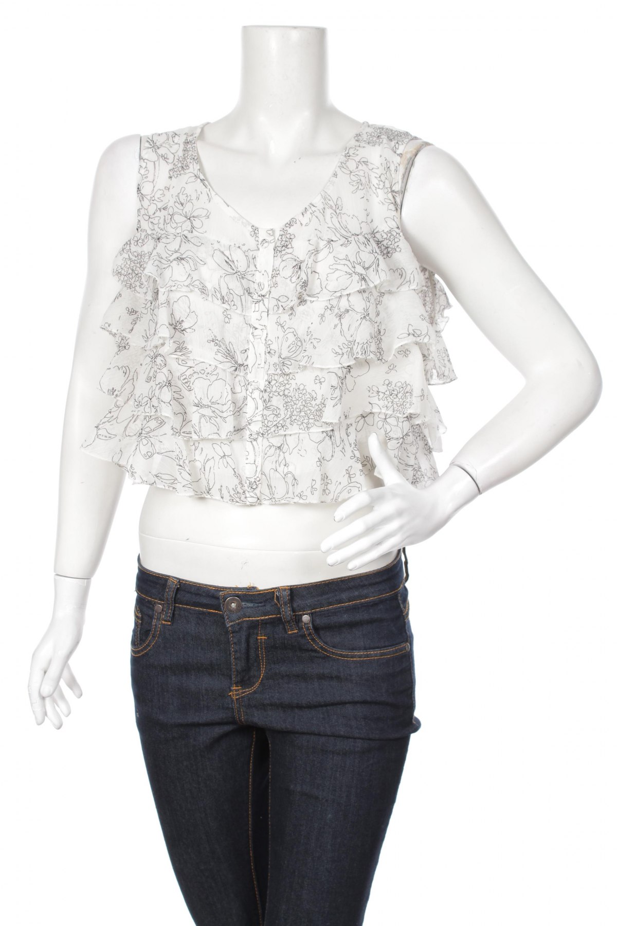 Γυναικείο πουκάμισο New Look, Μέγεθος XL, Χρώμα Λευκό, Τιμή 9,90 €