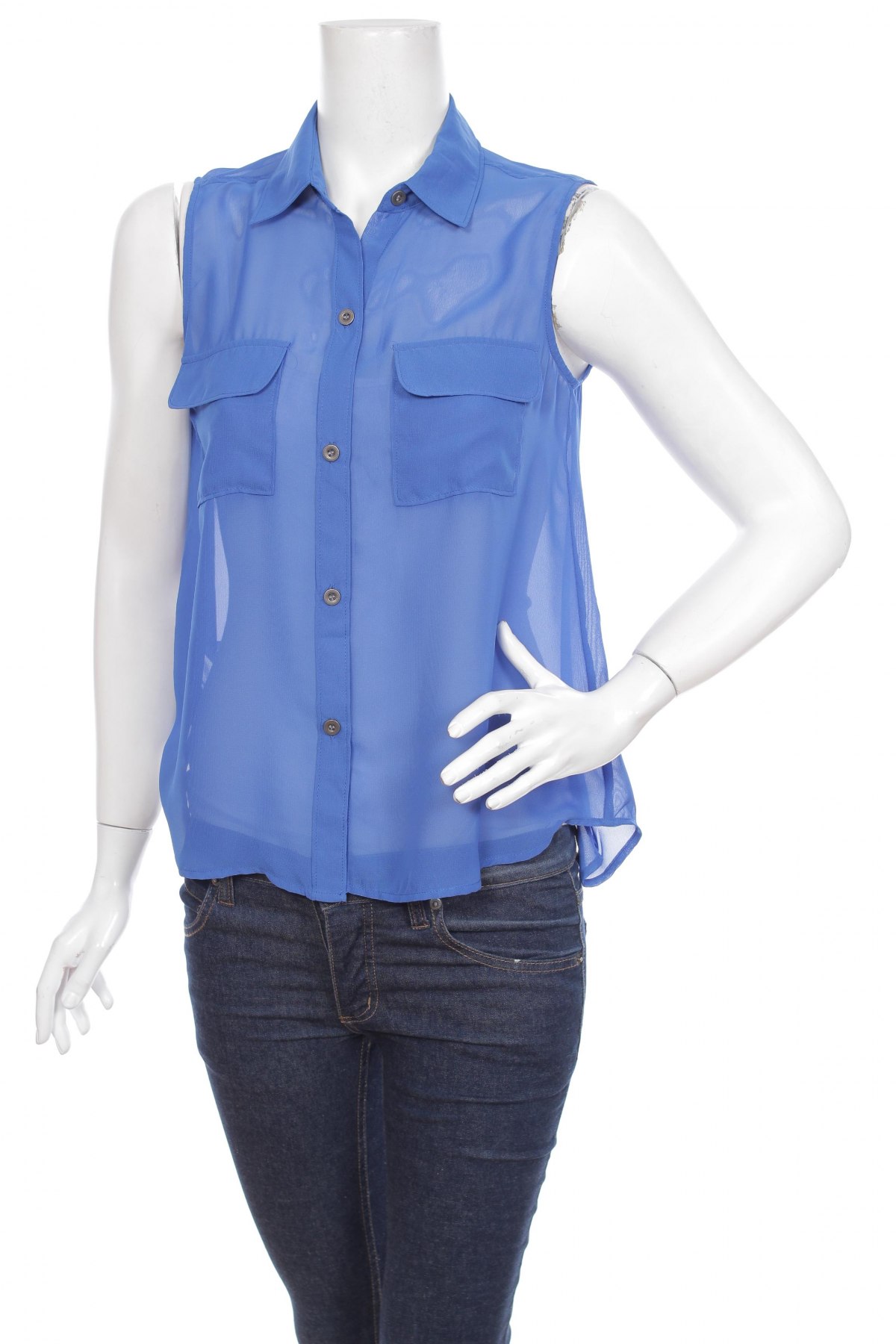 Γυναικείο πουκάμισο Now, Μέγεθος M, Χρώμα Μπλέ, Τιμή 11,75 €