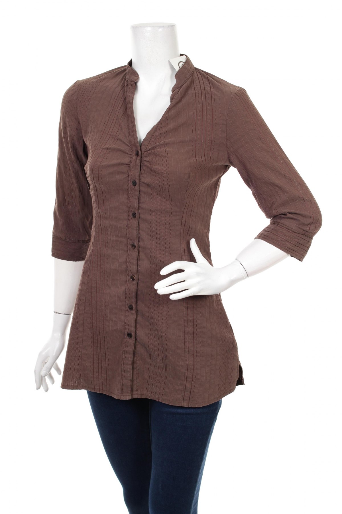 Γυναικείο πουκάμισο Orsay, Μέγεθος S, Χρώμα Καφέ, Τιμή 14,95 €