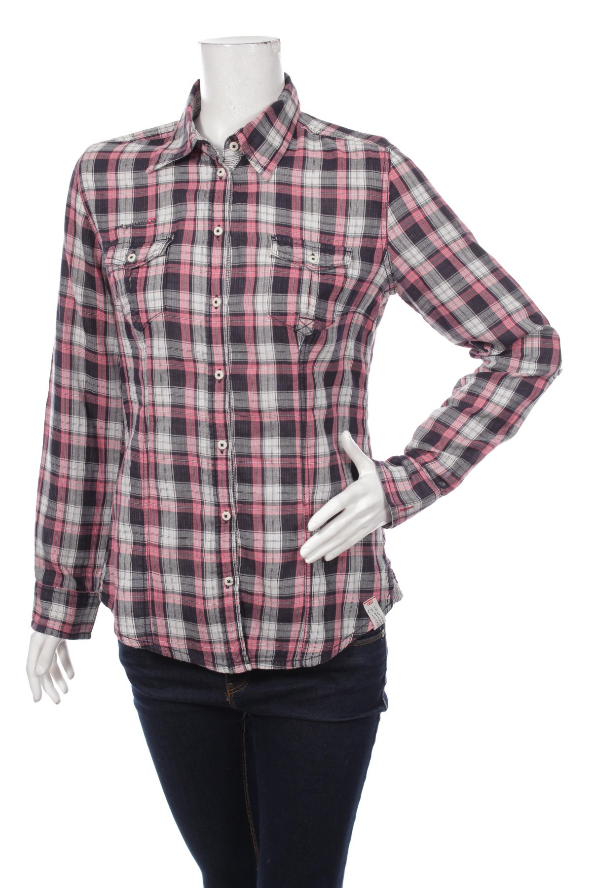 Γυναικείο πουκάμισο Q/S by S.Oliver, Μέγεθος M, Χρώμα Πολύχρωμο, Τιμή 16,49 €