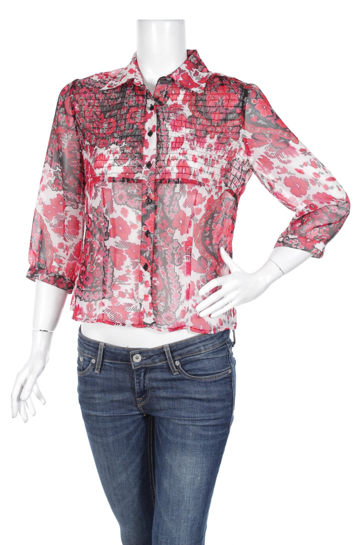 Γυναικείο πουκάμισο R.Q.T, Μέγεθος S, Χρώμα Πολύχρωμο, Τιμή 17,32 €