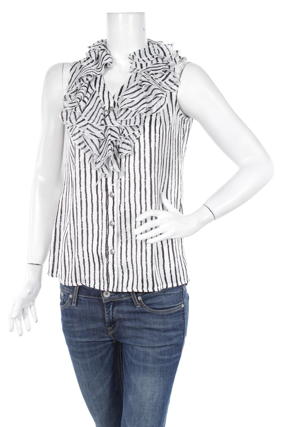 Γυναικείο πουκάμισο Sioni, Μέγεθος S, Χρώμα Λευκό, Τιμή 9,90 €