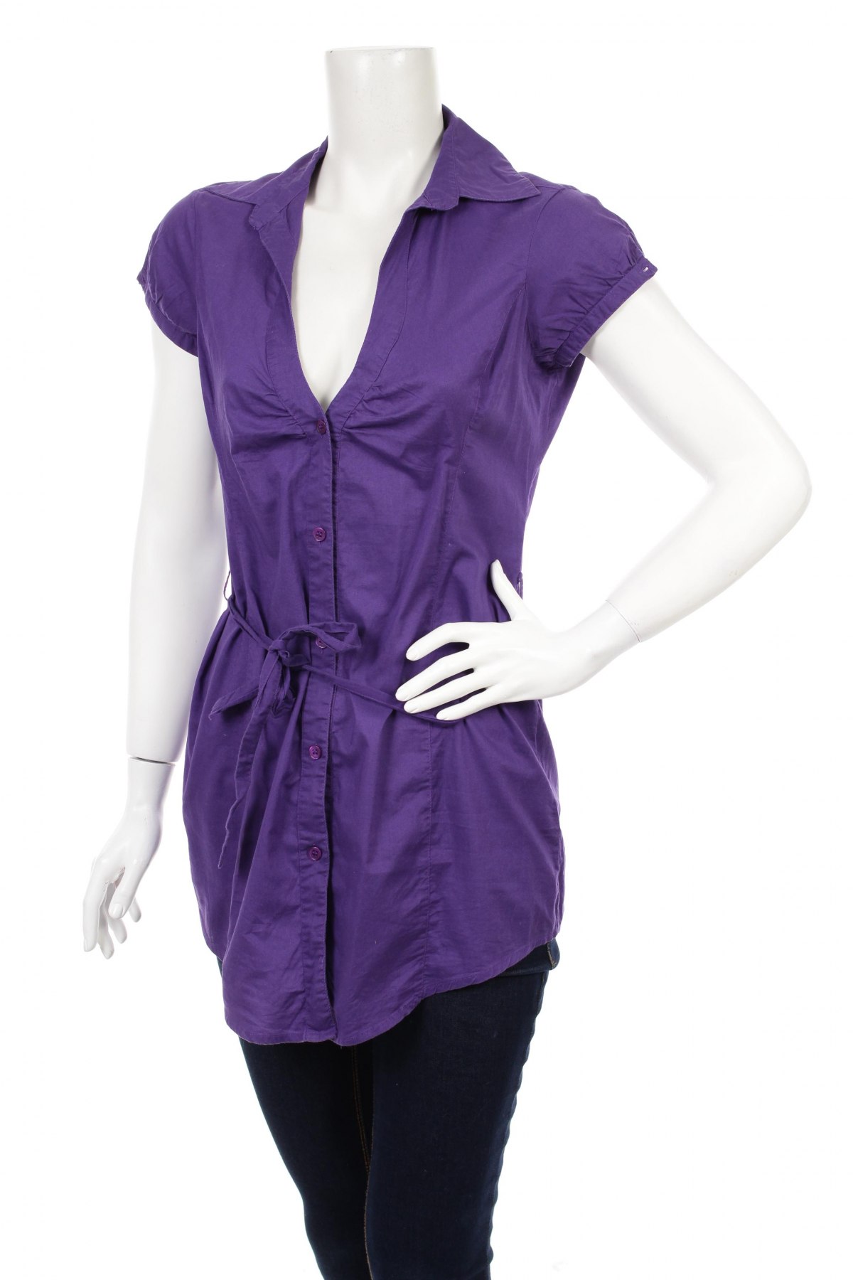 Γυναικείο πουκάμισο Tally Weijl, Μέγεθος M, Χρώμα Βιολετί, Τιμή 12,37 €