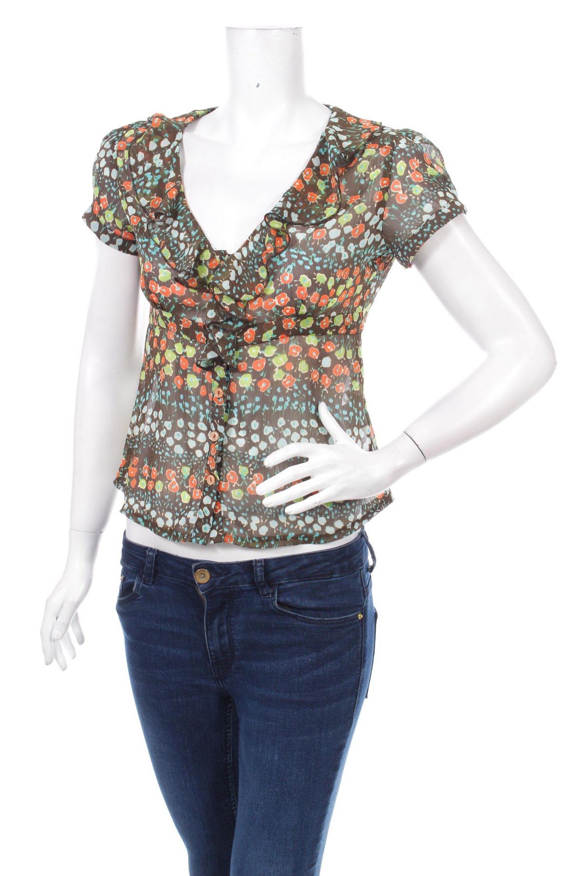Γυναικείο πουκάμισο Tara, Μέγεθος S, Χρώμα Πολύχρωμο, Τιμή 10,82 €