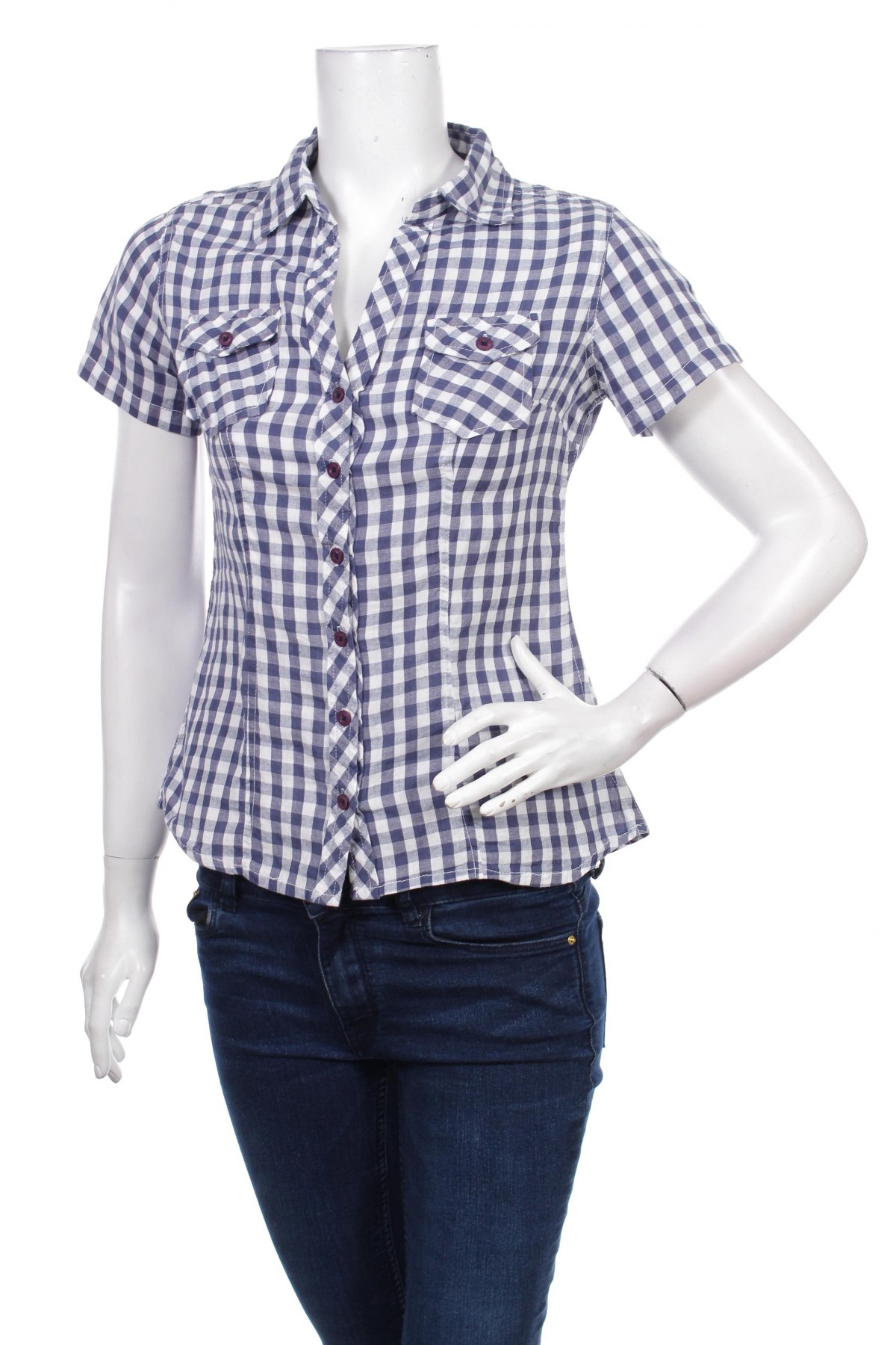 Γυναικείο πουκάμισο Terranova, Μέγεθος S, Χρώμα Μπλέ, Τιμή 10,82 €