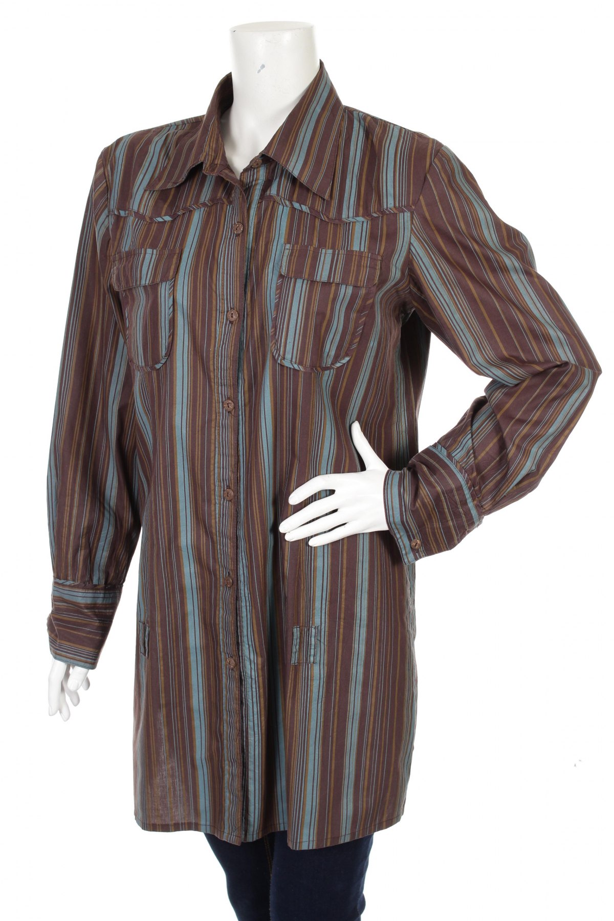 Γυναικείο πουκάμισο Visual, Μέγεθος L, Χρώμα Πολύχρωμο, Τιμή 15,98 €