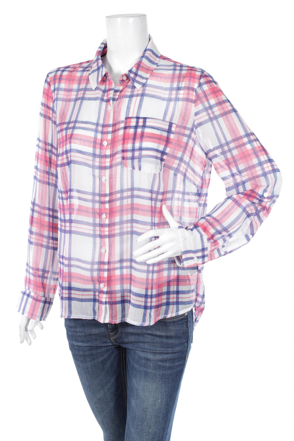 Γυναικείο πουκάμισο Woman By Tchibo, Μέγεθος L, Χρώμα Πολύχρωμο, Τιμή 17,94 €