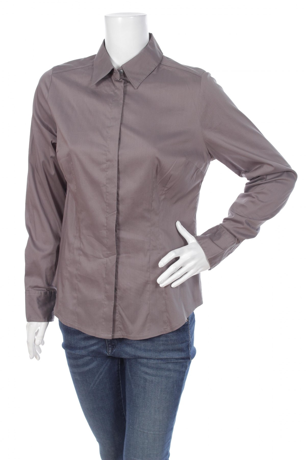 Γυναικείο πουκάμισο Yessica, Μέγεθος L, Χρώμα Γκρί, Τιμή 16,70 €