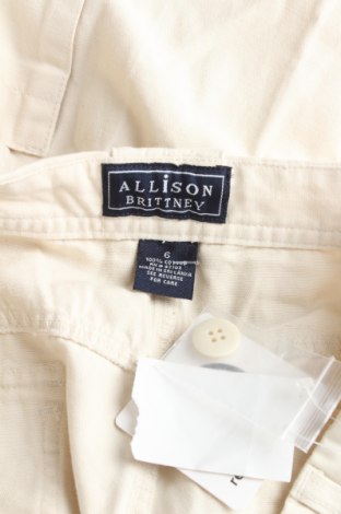 Pantaloni de femei Allison Brittney, Mărime S, Culoare Bej, Preț 98,23 Lei